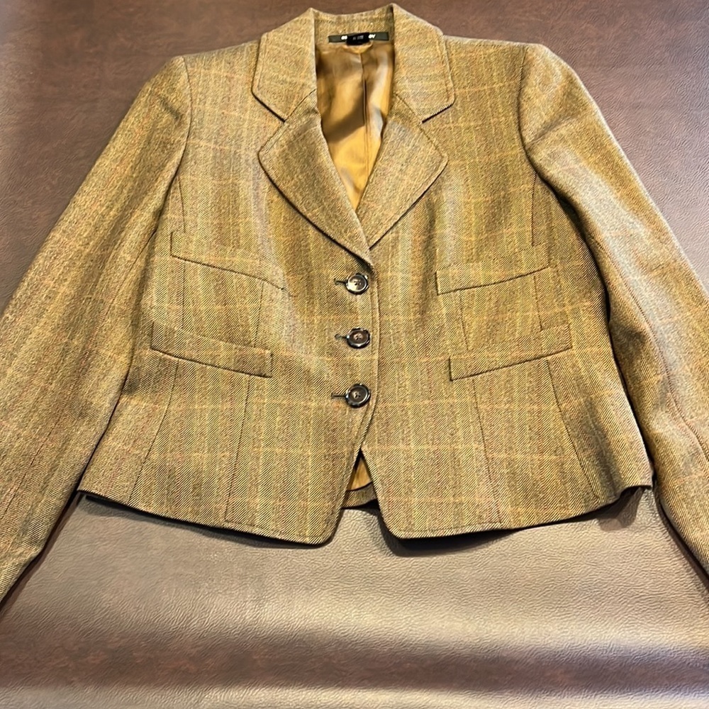 Ellen Tracy • Herringbone Check Blazer - Picture 7 of 13